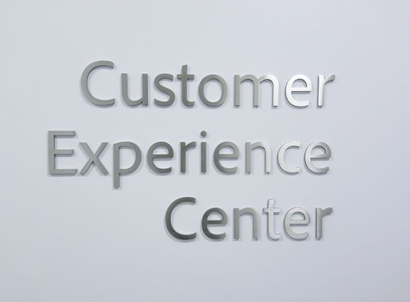 A customer experience center concept